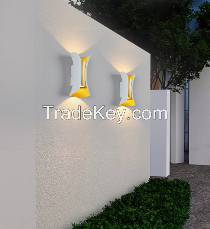 PS1682(1002). Outdoor waterproof bidirectional luminous wall lamp