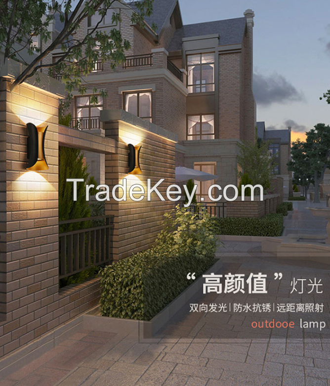 PS1682(1002). Outdoor waterproof bidirectional luminous wall lamp