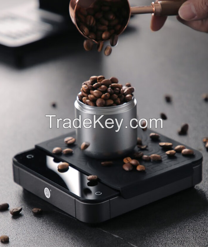 PSK112. coffee electronic scale.  Coffee timing scale Kitchen scale 0.3-2000g, home electronic scale, intelligent electronic scale