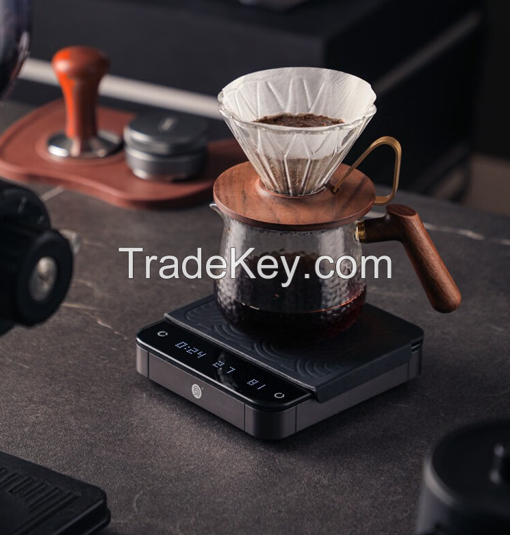 PSK112. coffee electronic scale.  Coffee timing scale Kitchen scale 0.3-2000g, home electronic scale, intelligent electronic scale