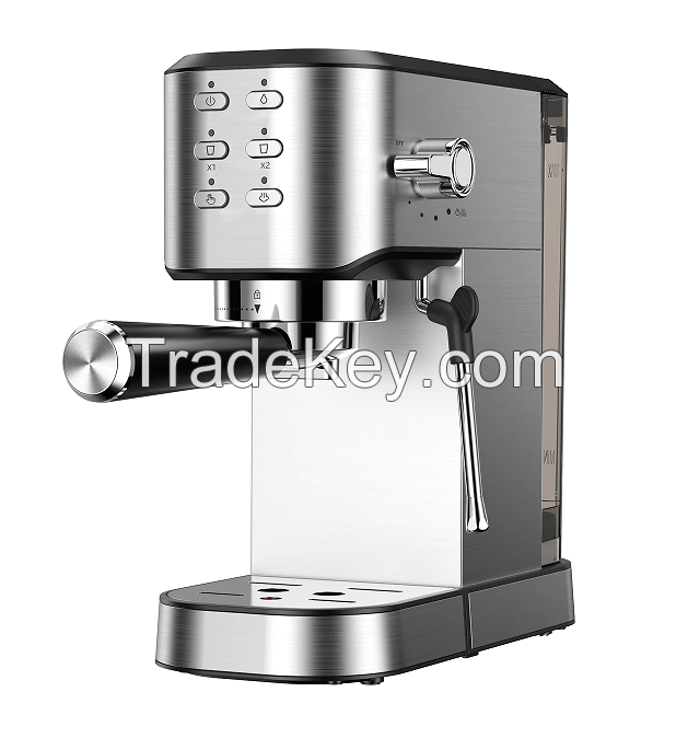 PSCM5103 capsule + coffee powder + milk foam 3 in 1 coffee maker.  20Bar extraction Blue Mountain / Columbia and other Turkish espresso, 1 cup / 2 cup mechanical control or touch sensing, power 1350W, steam type