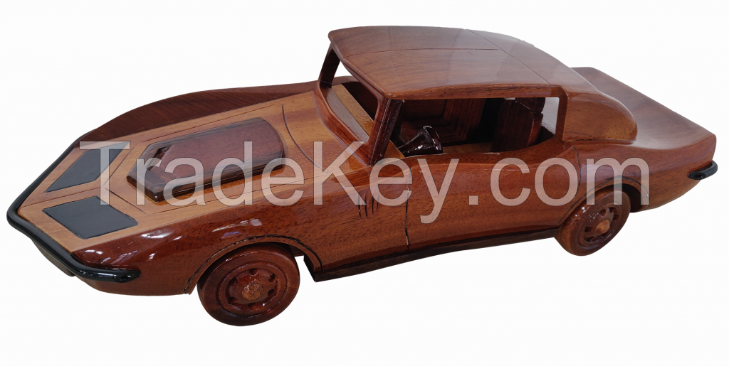 wooden car