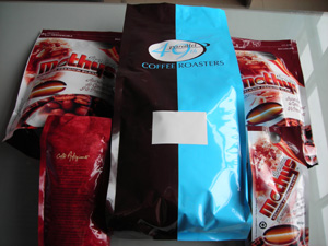 Coffee Bag with One way degassing valve