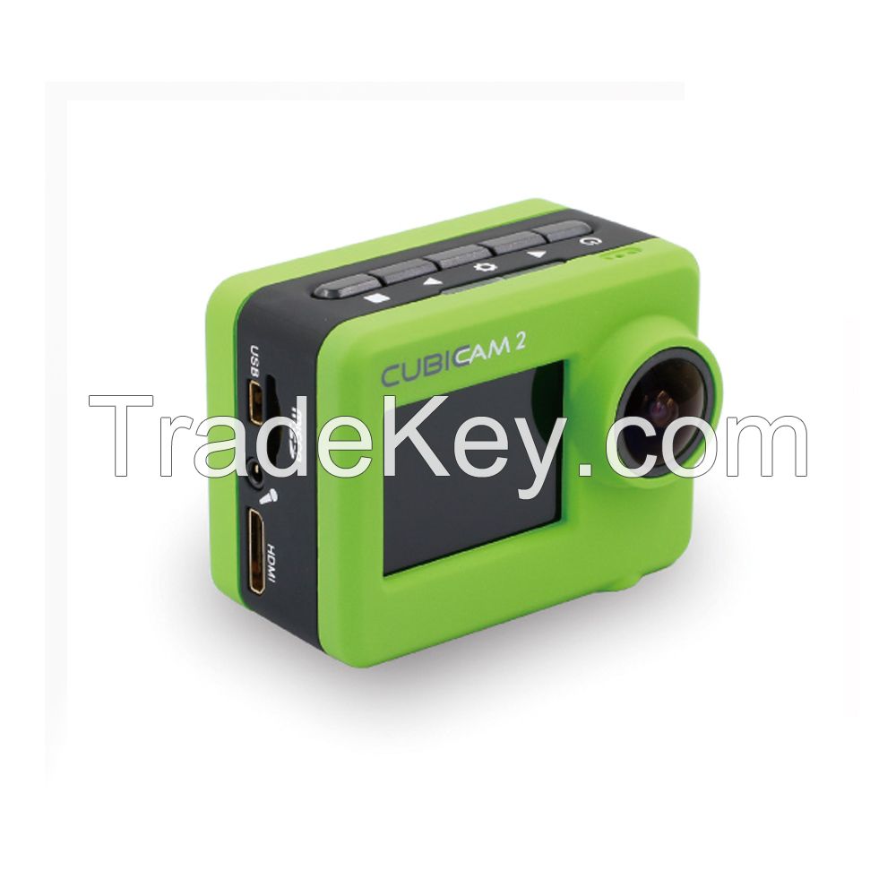 1080P 14MP HD Action Camera, Built-in Wi-Fi, 50 Meters Waterproof