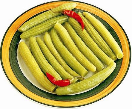 pickled hairy cucumber