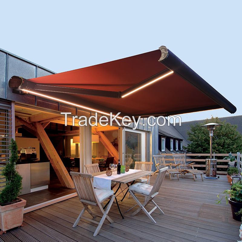 Electric Motorized Awning Outdoor Retractable