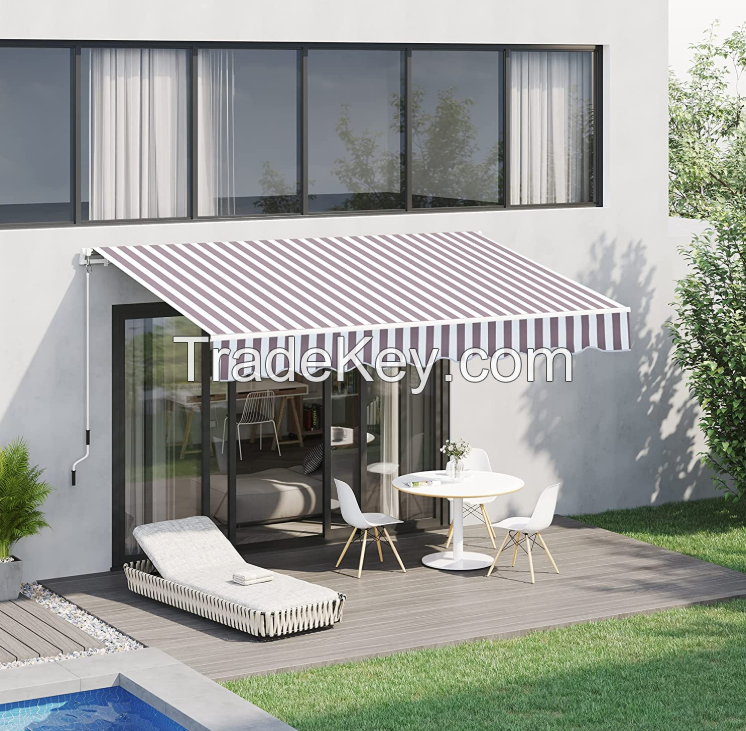 Garden Patio Retractable Side Awning