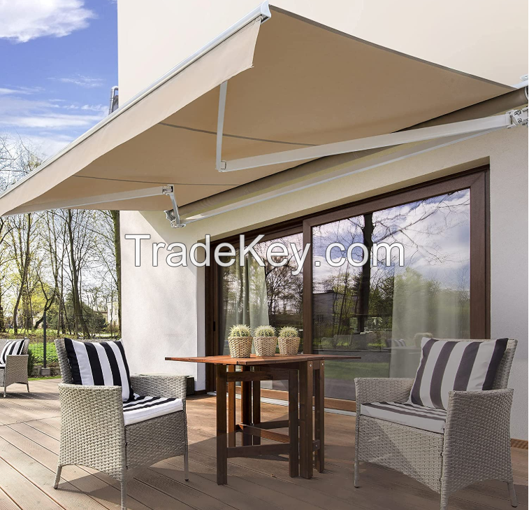 Garden Shade Awning Outdoor Retractable