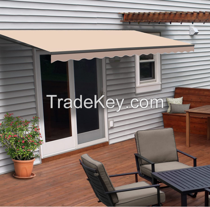 Manual Garage Awning Retractable Roof