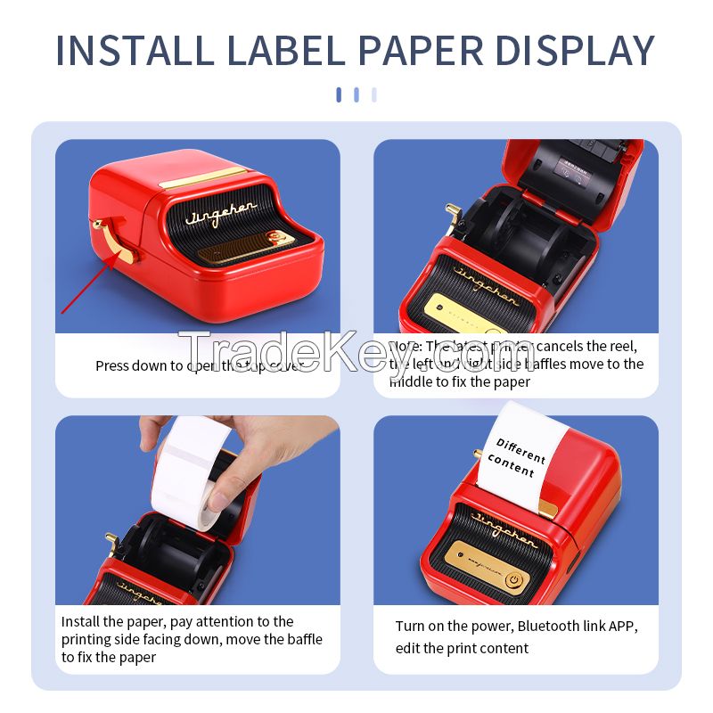 NiiMbot new design portable mini phone shipping wireless thermal label rolls printer