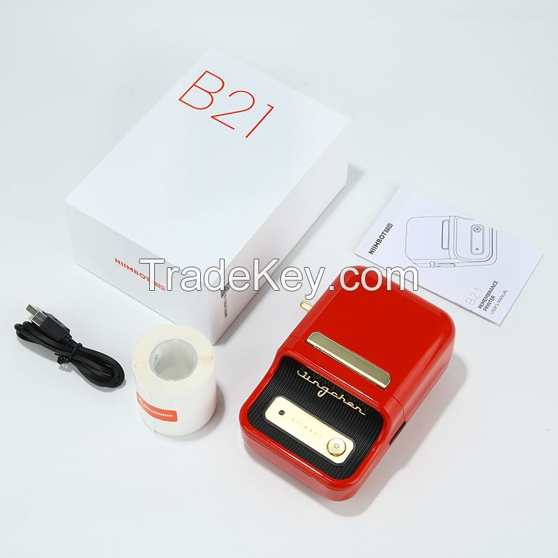 Niimbot New Design Portable Mini Phone Shipping Wireless Thermal Label Rolls Printer