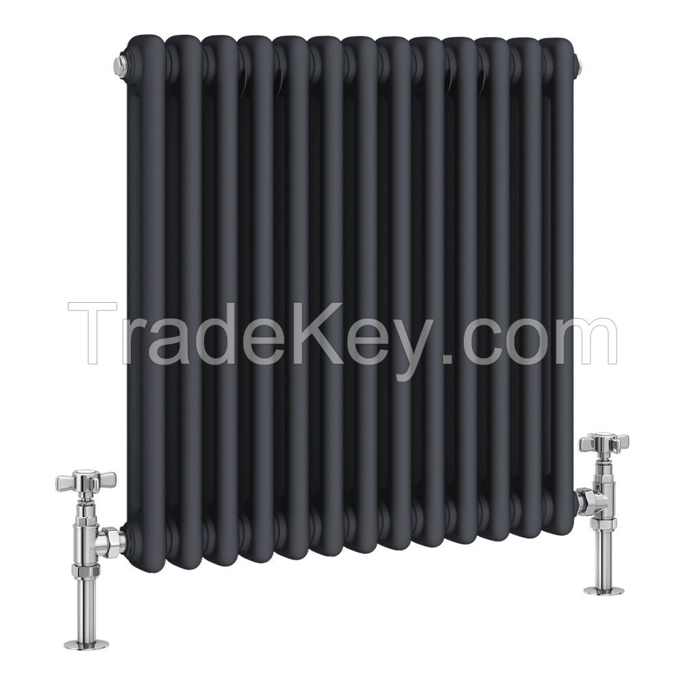 Traditional 3 Column Central Heating Radiator Horizontal  Anthracite 