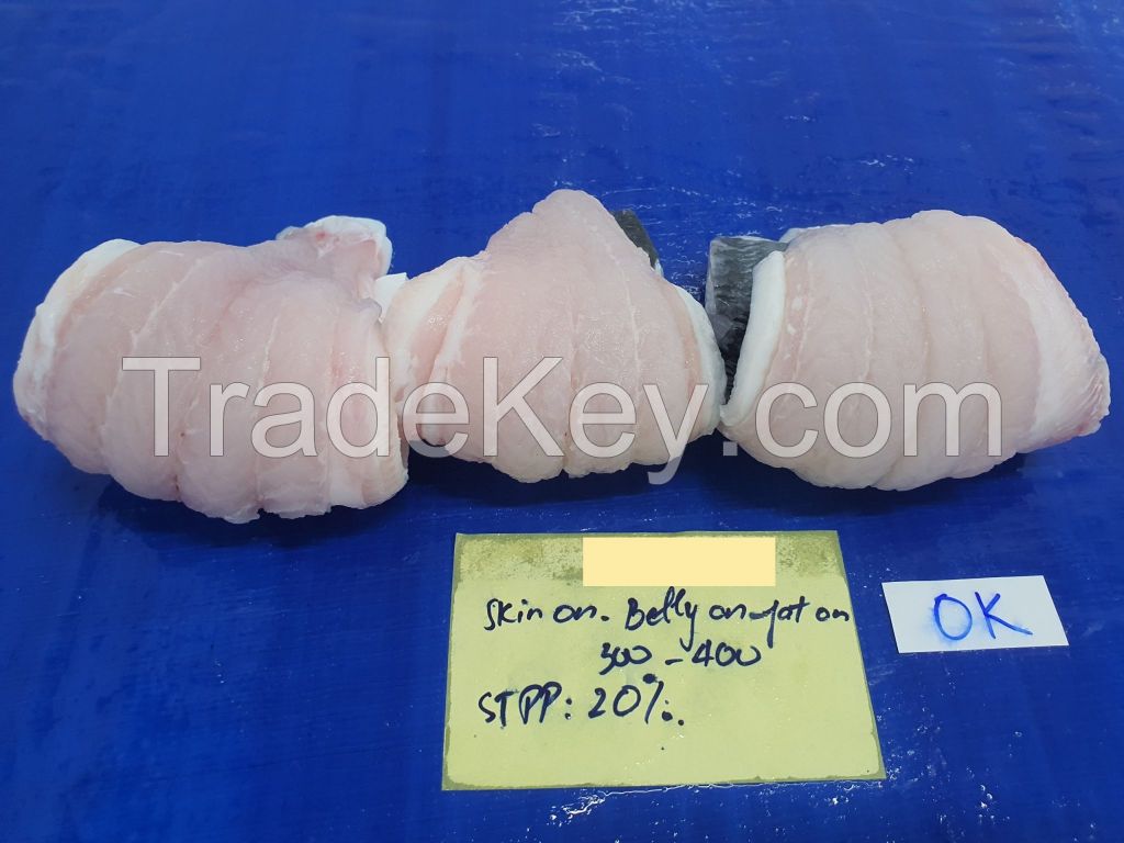 Pangasius Fillet Well-trimmed Skin on