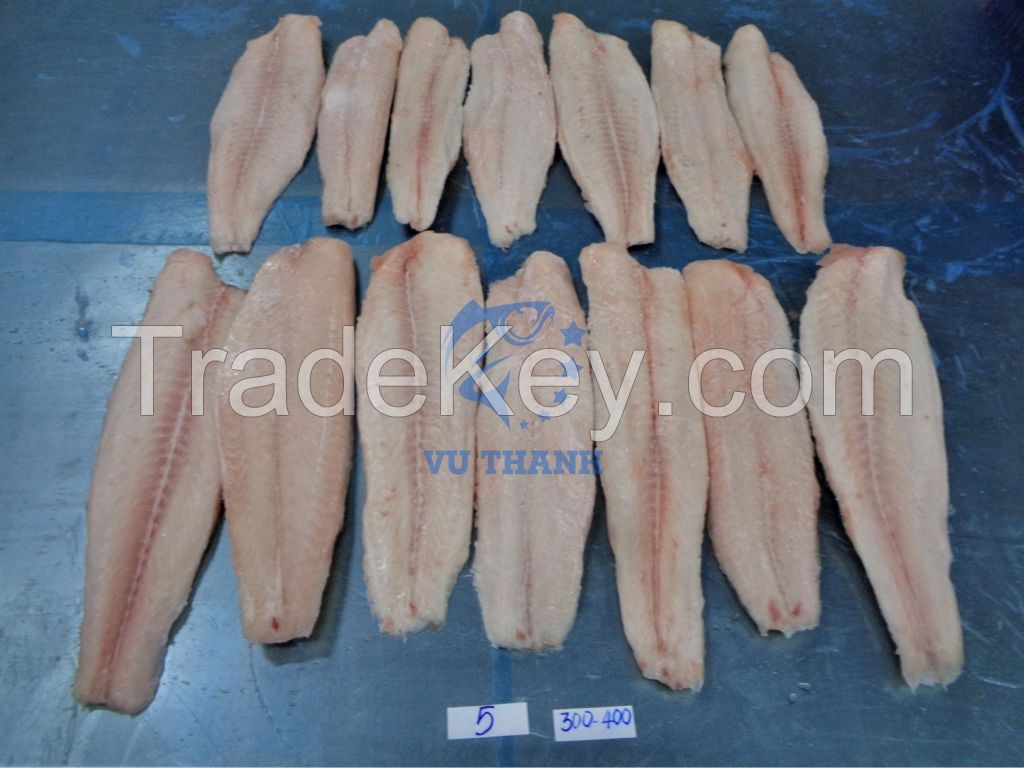 Pangasius Fillet Well-trimmed, Skinless, No treat