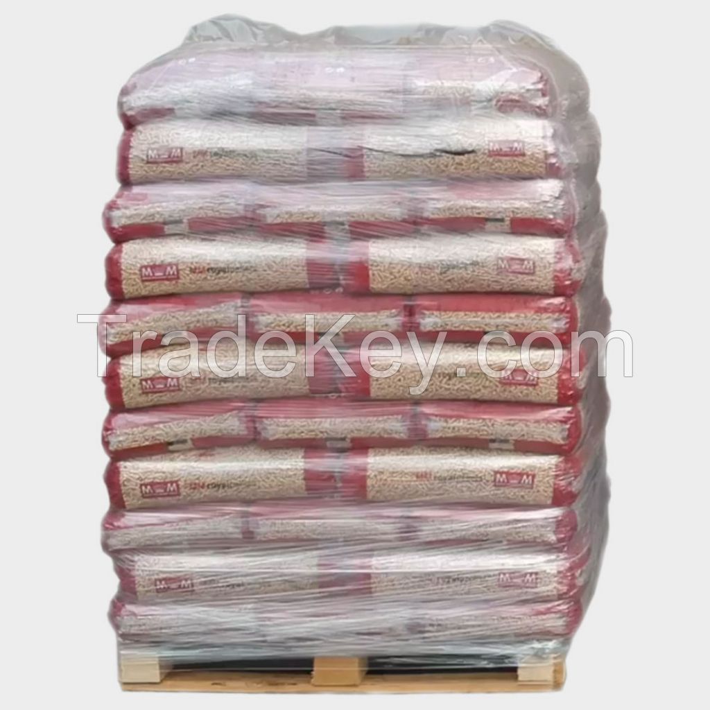 Wood Pellets , in bags of 15 kg, Thickness: 8-10mm