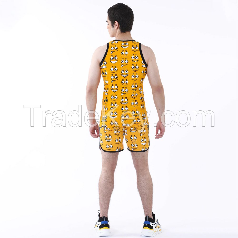 Men Gym Shorts Sets