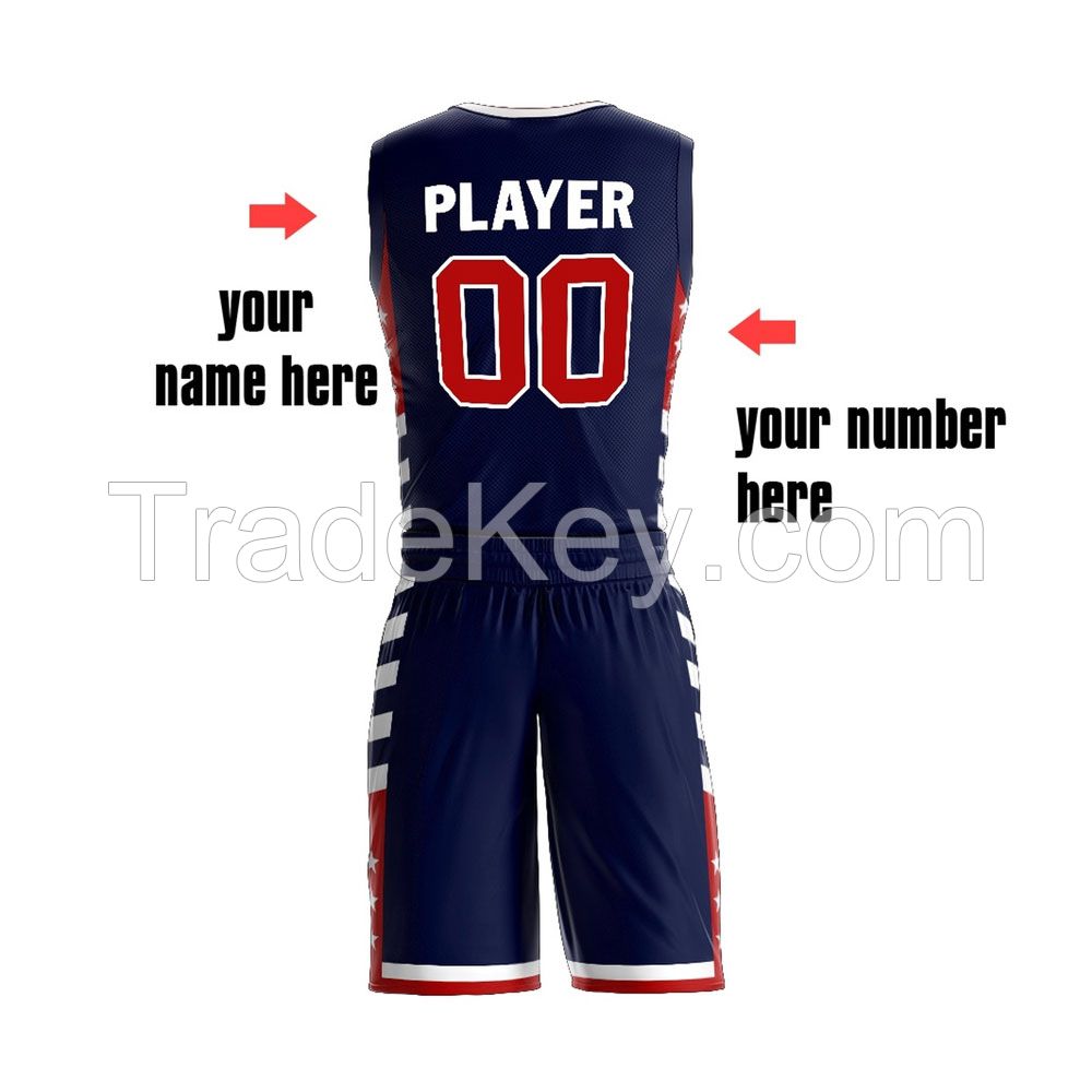 High-Quality Fabric Quick-Drying Basketball Uniform Men's Training Jersey Suit