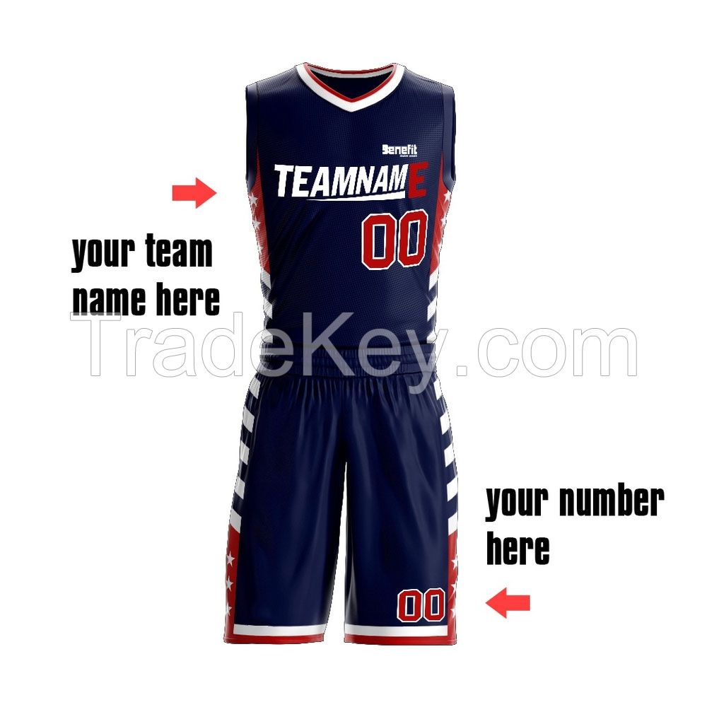 High-Quality Fabric Quick-Drying Basketball Uniform Men's Training Jersey Suit