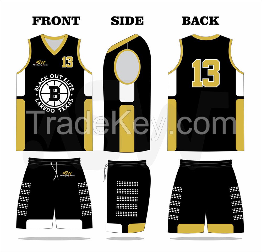 Wholesale Latest Design Custom Men Basketball Uniforms