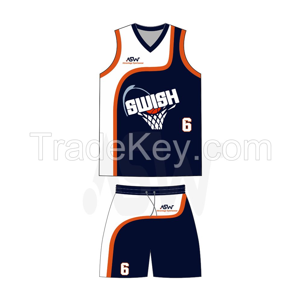 Wholesale Basketball Full Digital Sublimation Basketball Jersey Uniform Shirts
