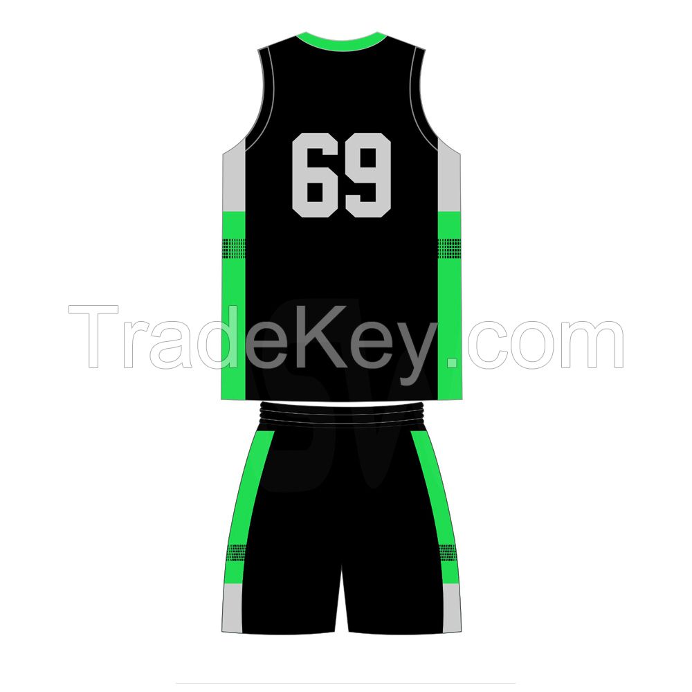 Custom Sportswear Blank Family Outfit Set Jersey Multicolor Basketball Uniform For Men
