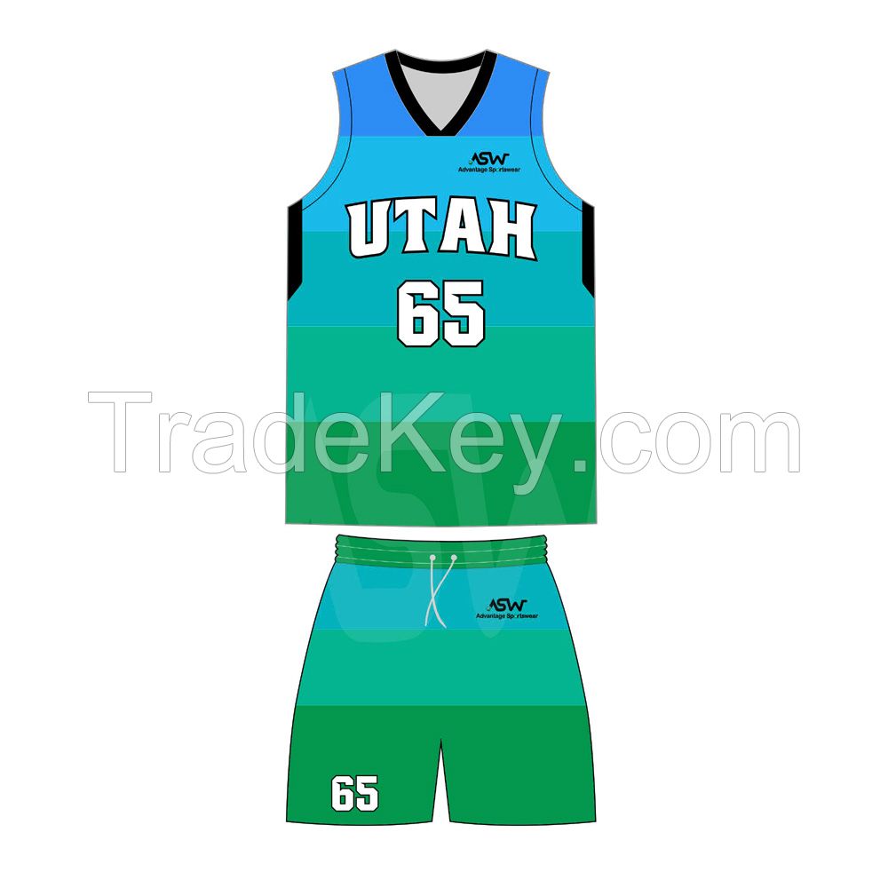 Team Wear Basketball Training Uniform OEM Custom Quick Dry Basketball Uniform