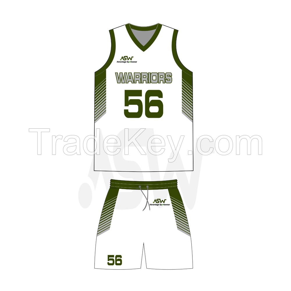 Wholesale New Blank Team Basket ball Jerseys & Shorts Full Set Basketball Uniform