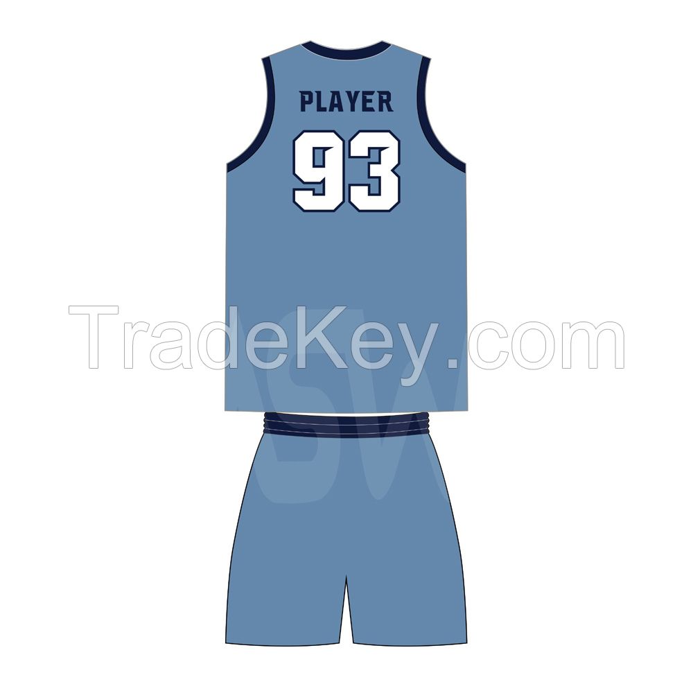 100% Polyester Best Quality Basketball Uniform Sports High Quality Custom Made New Design Basketball Uniform
