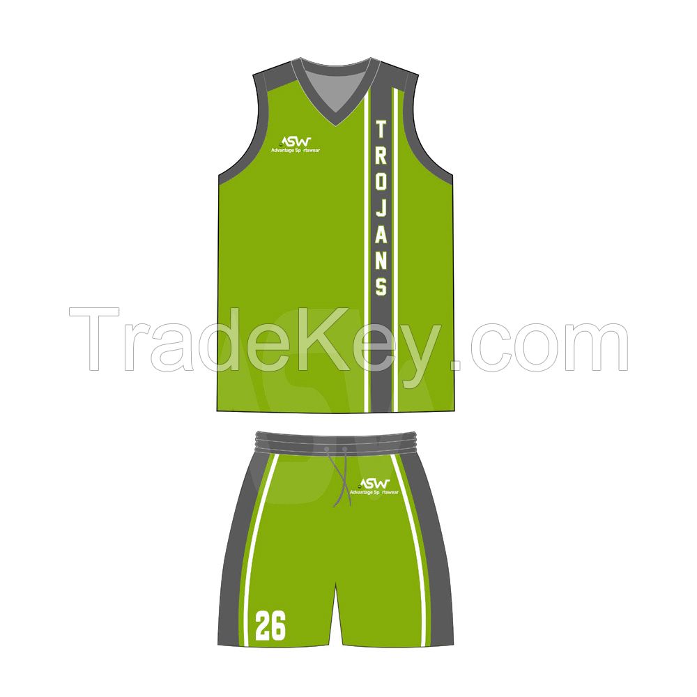 Advantage Custom Sublimation Blank OEM Design basketball uniform