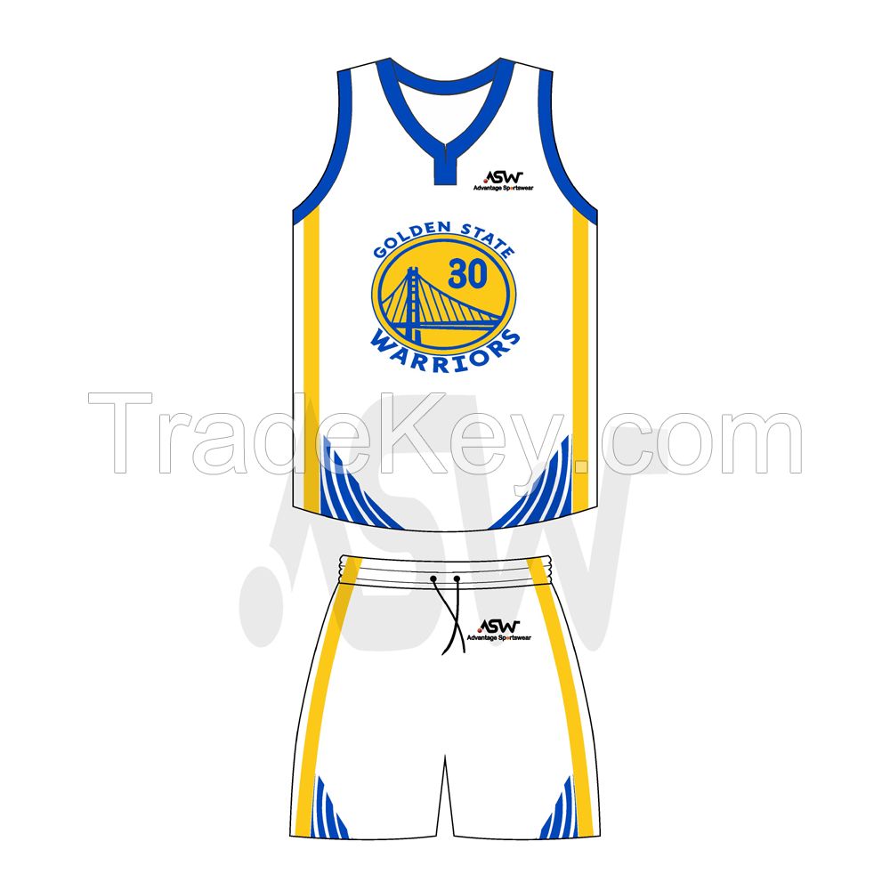 Custom Printed Team wear Men Basketball Uniform 2022