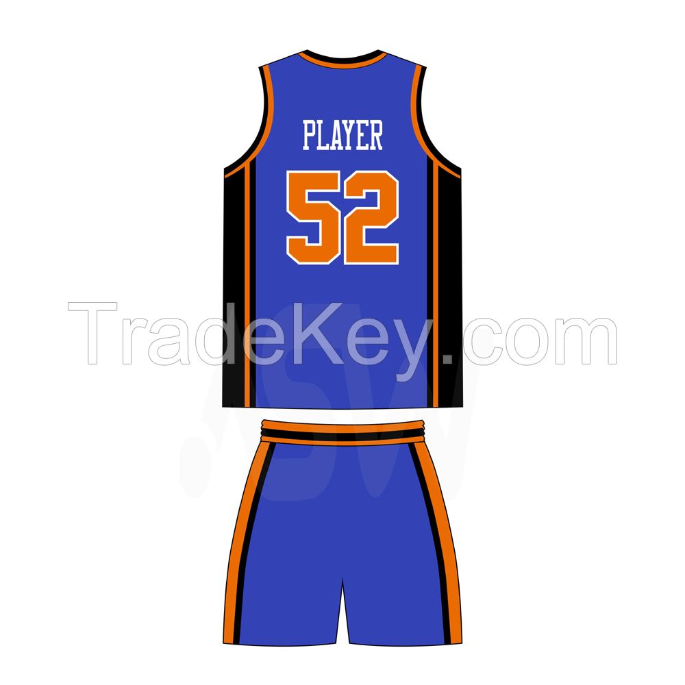 2022 USA College Club Sublimation Printed Uniform Breathable Team Plain Training Vest Embroidered Men's Basketball uniform