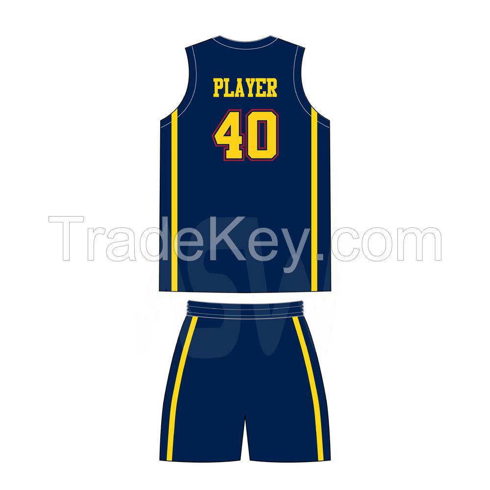 Hot Sale Cheap Basketball Jersey Uniform With Numbers