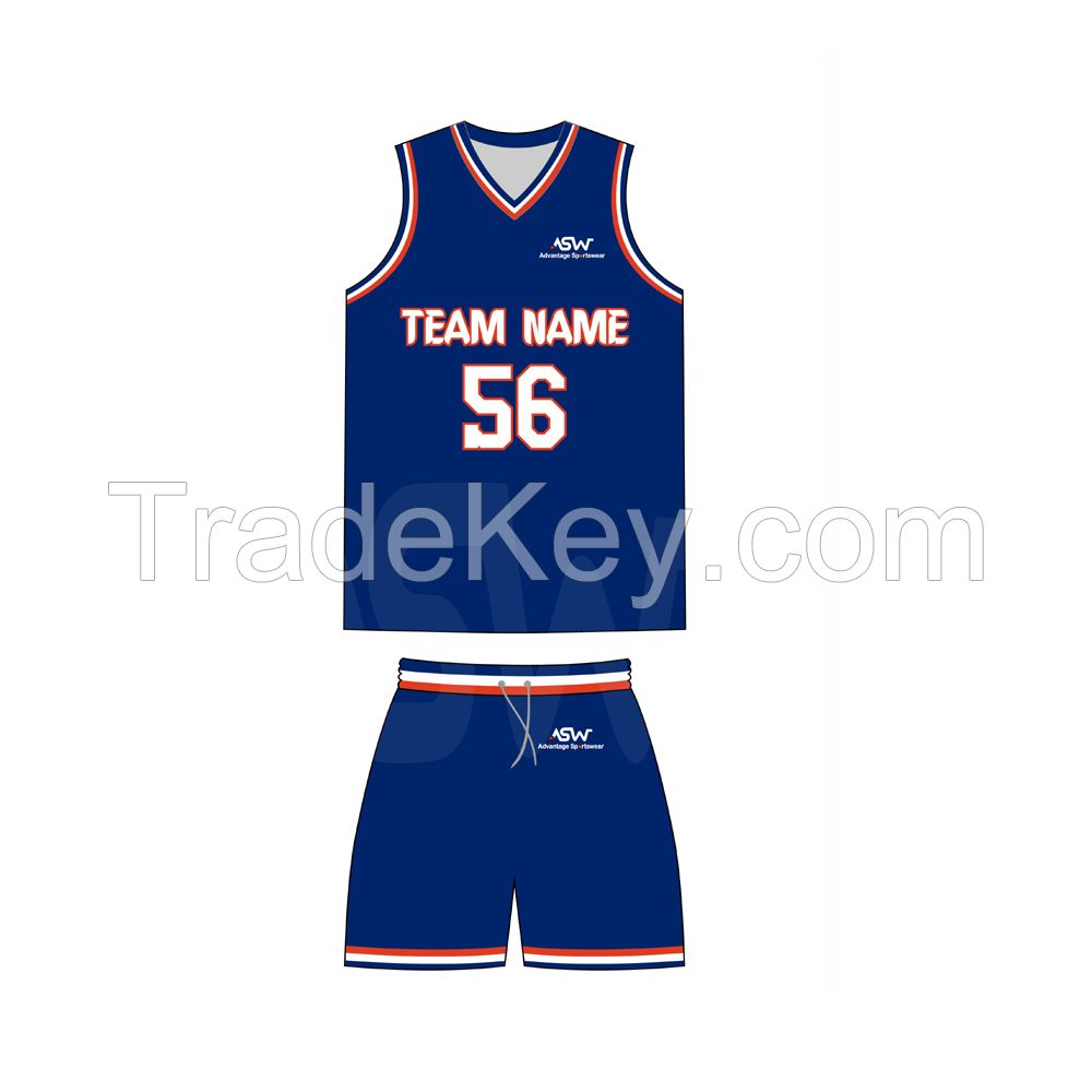 2022 Latest Style Custom Print Men Basketball Jersey Uniform
