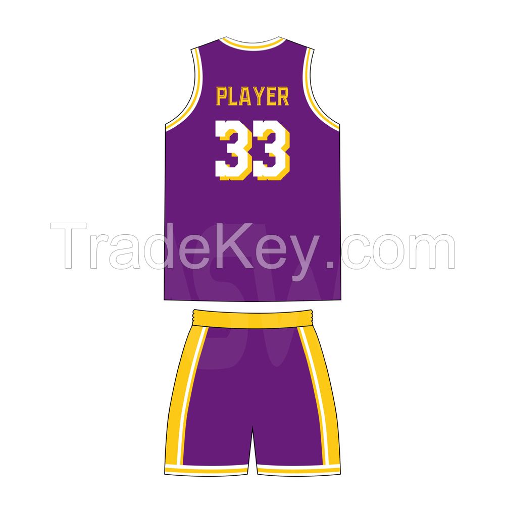 Advantage Best Basketball Jersey Uniform Unique Design Custom Men Basketball Uniforms 