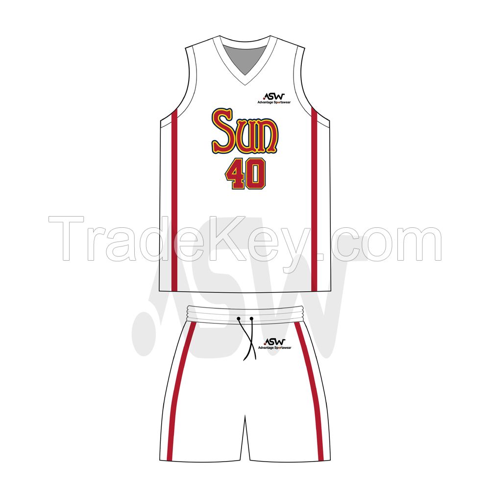 High End Quality Men Basketball Jersey Uniform 2022