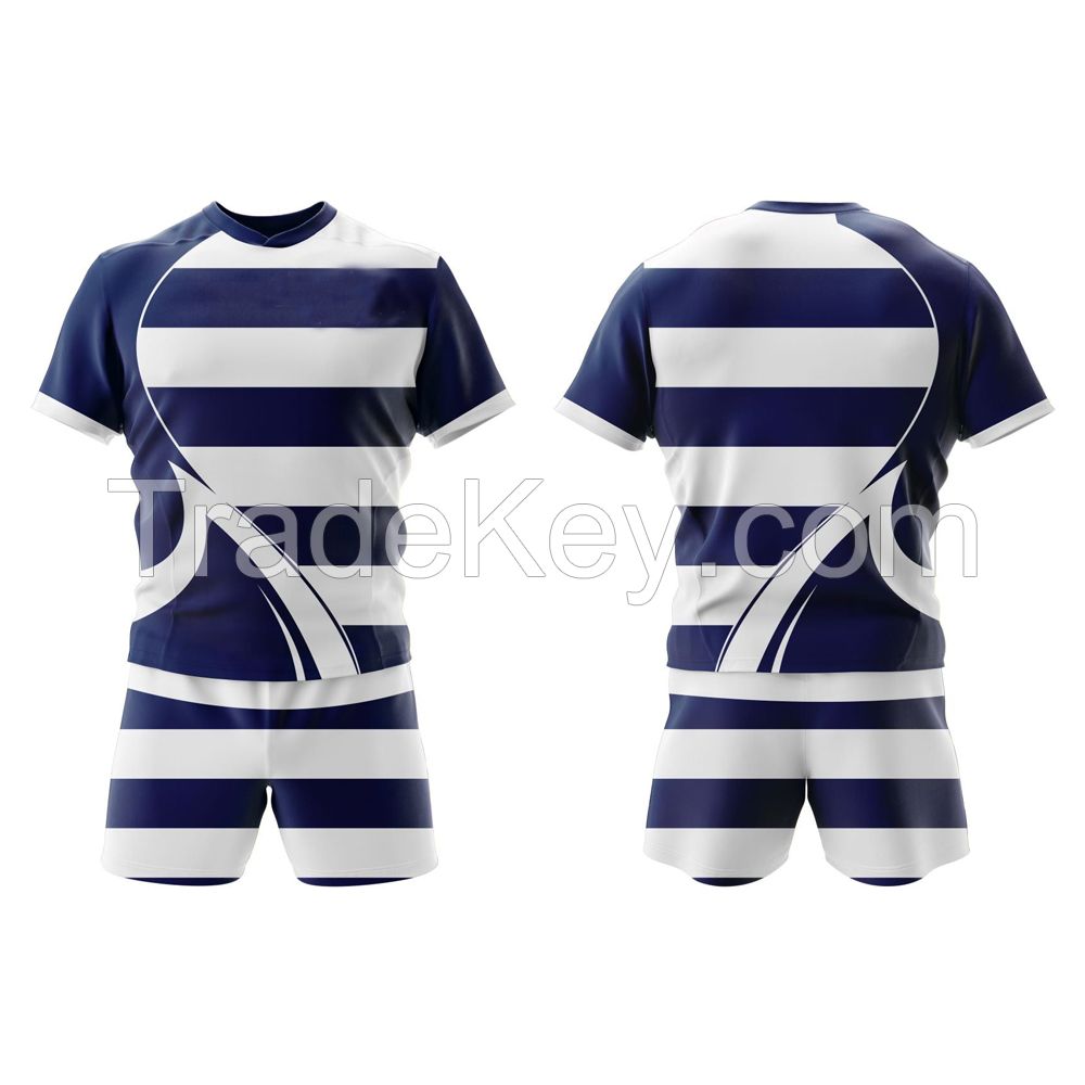 Advantage 2022 New Sublimated Customize Men Rugby Shirt High Quality Football Eco Friendly T Shirts Rugby Jersey Uniforms