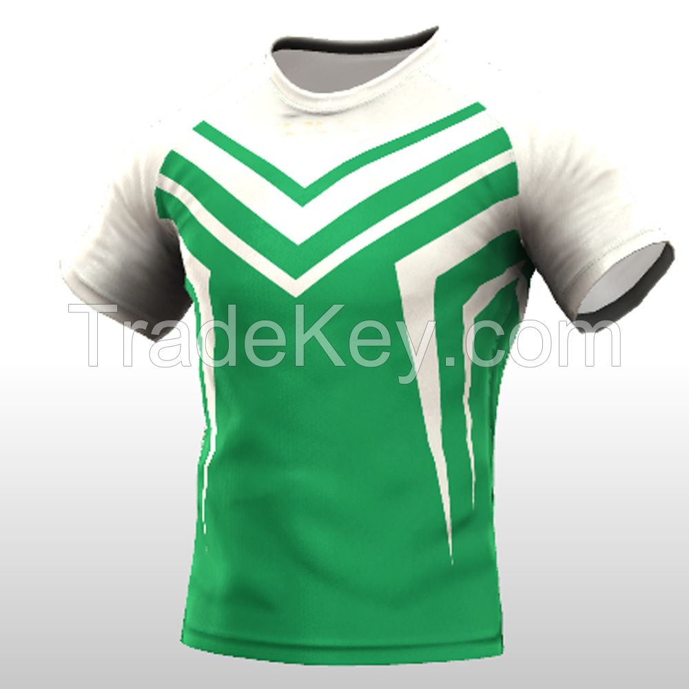Hot sales Sublimation Custom Men Rugby Jersey