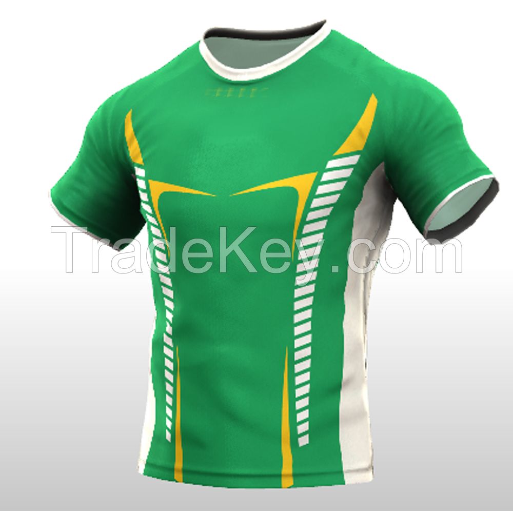 Custom new design Pakistan men rugby jersey