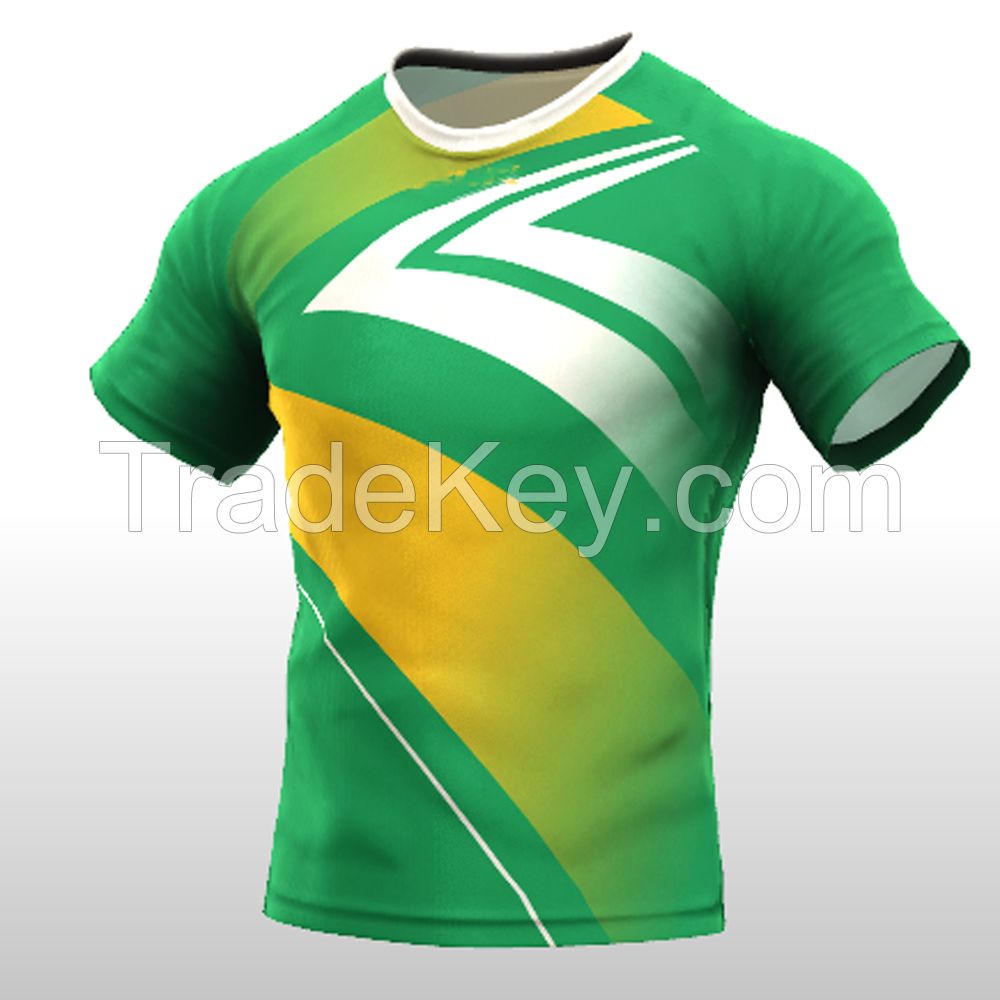 Low MOQ High Quality Sublimation Training Rugby Jersey