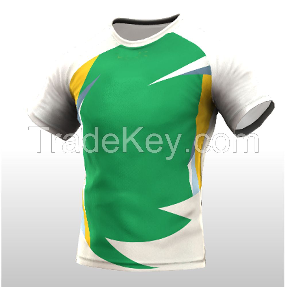 Low MOQ High Quality Sublimation Training Rugby Jersey