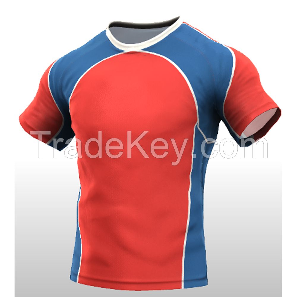 Low MOQ High Quality Sublimation Men Training Rugby Jersey