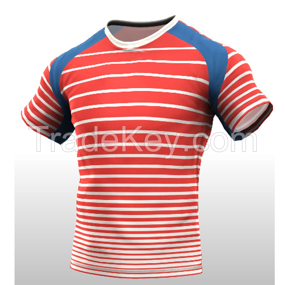 Low MOQ High Quality Sublimation Men Training Rugby Jersey
