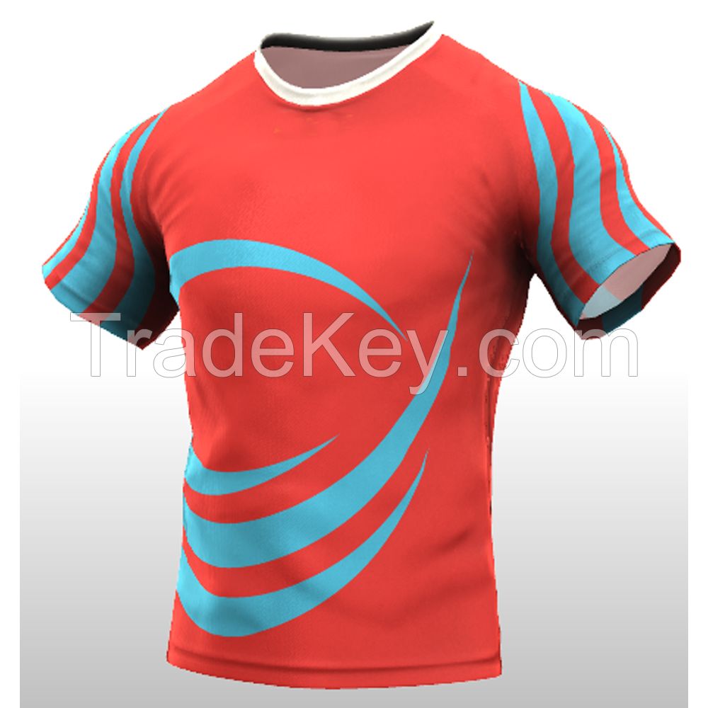 Wholesale customized sport wear men rugby jersey  2022