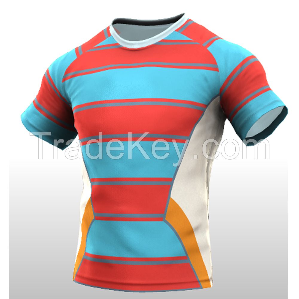 New Arrival Best Style Custom Printed Men Rugby Jersey