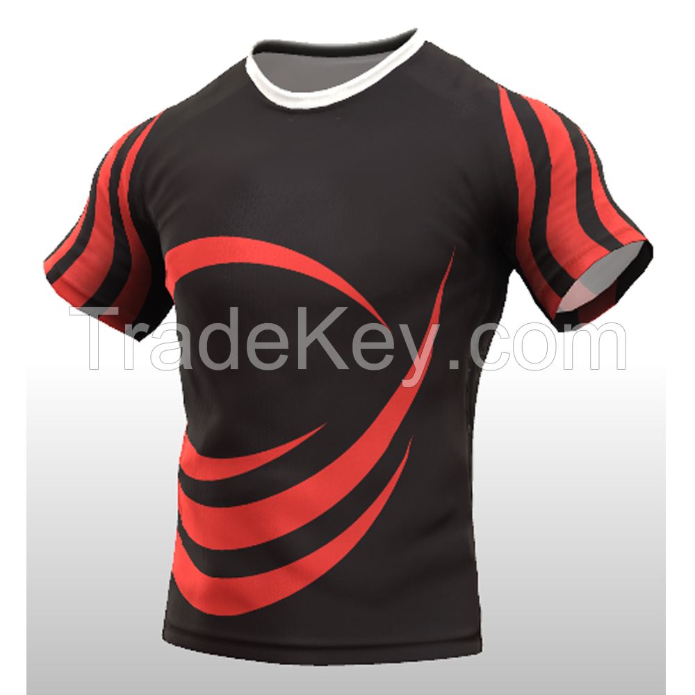 Sport wear men rugby jersey full sublimation team rugby jersey