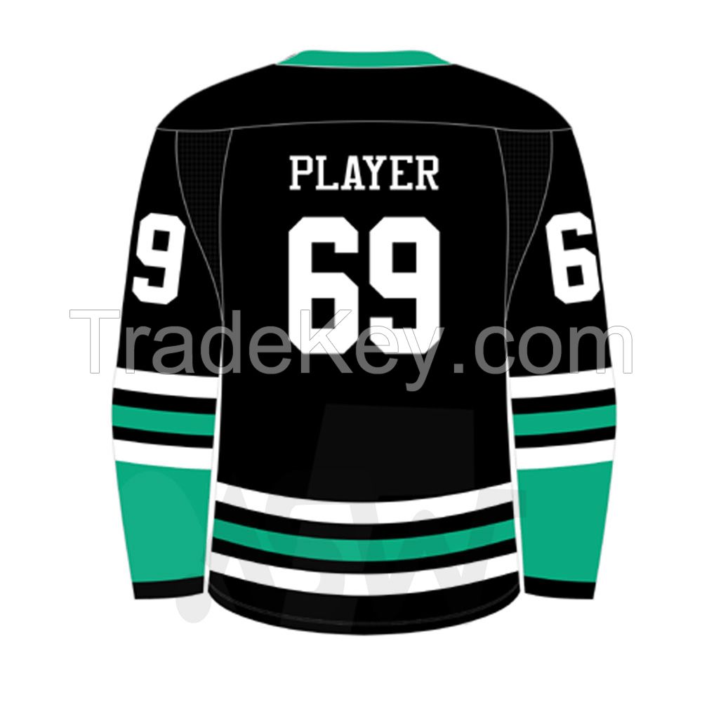 New custom design hockey jerseys sublimation men team ice hockey jersey