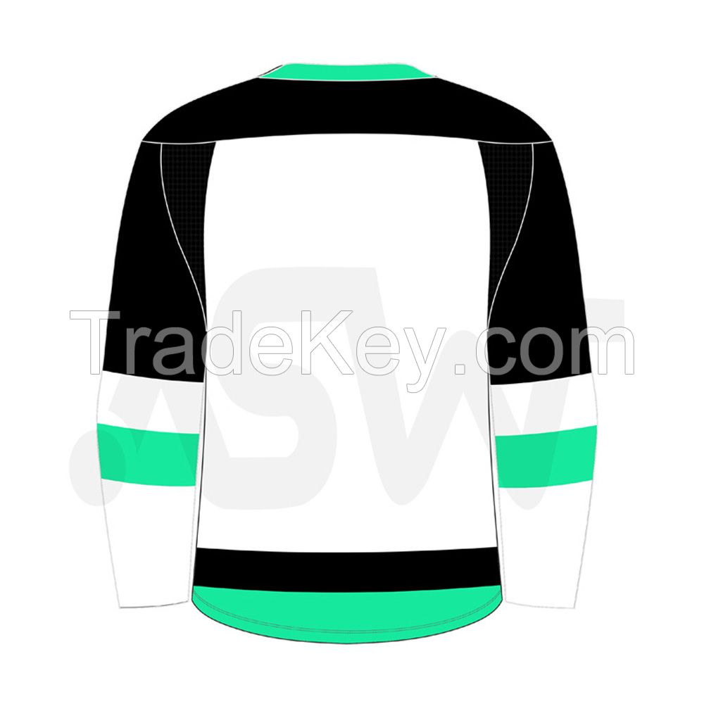 Wholesale cheap price new design ice hockey jersey sublimation printing quick dry men sport wear ice hockey jersey
