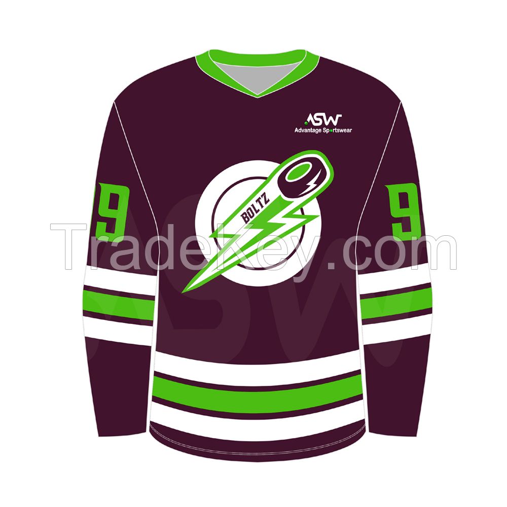 Pakistan men custom made ice hockey jersey 