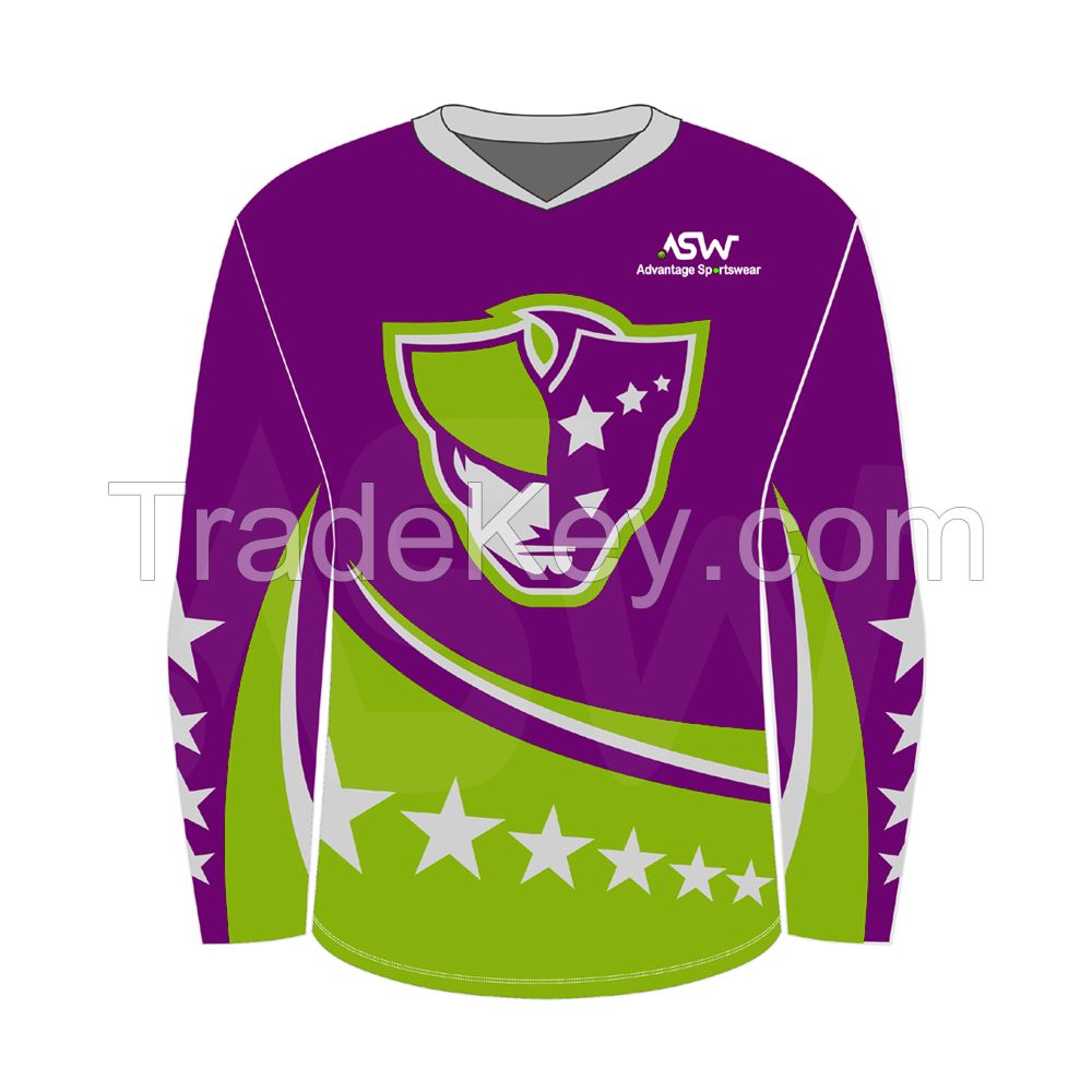 Professional sportswear custom printing team ice hockey jersey