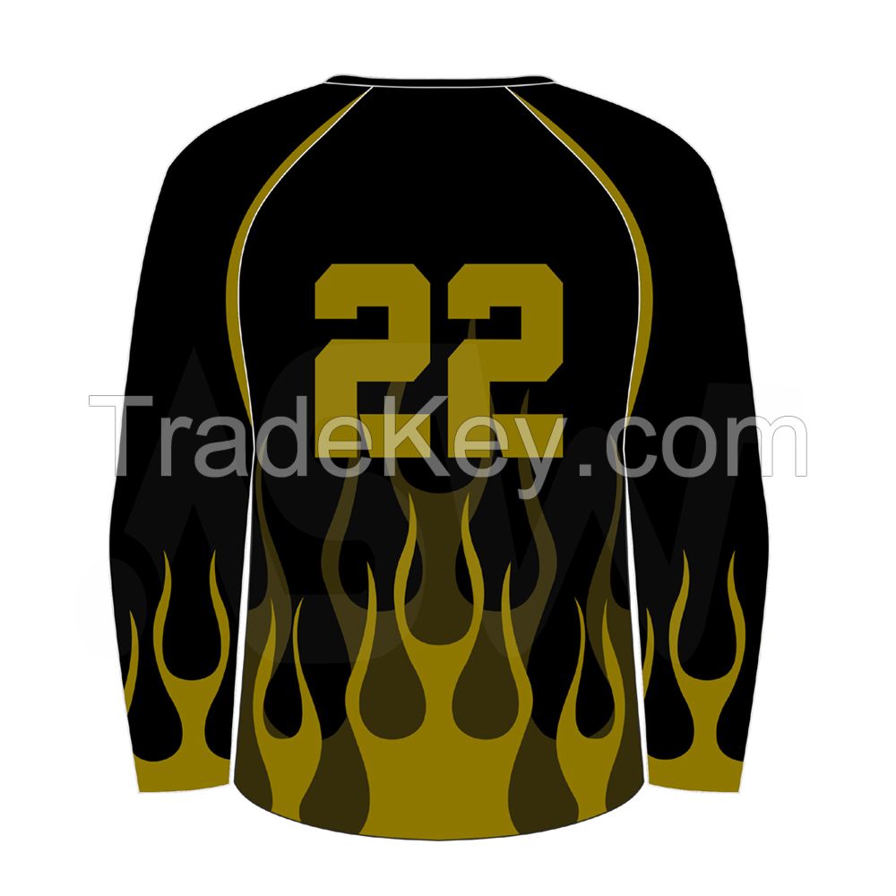 2022 Custom sublimated cheap men team ice hockey jersey